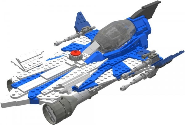 UCS Anakin Skywalkers Jedi Starfighter par Reto Geiger