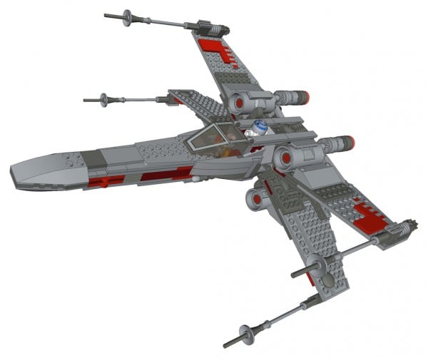 9493 X-Wing Starfighter - Grey version by BrickBoys