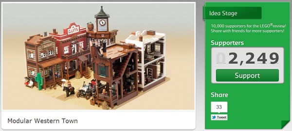 LEGO CUUSOO Project : Modular Western Town par marshal_banana