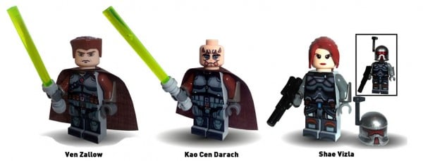 Green Pea Toys Customs - Ven Zallow, Kao Cen Darach & Shae Vizla