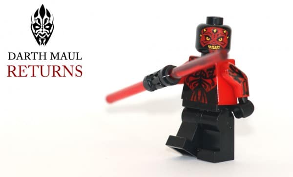 Darth Maul Returns Custom Minifig - Green Pea Toys