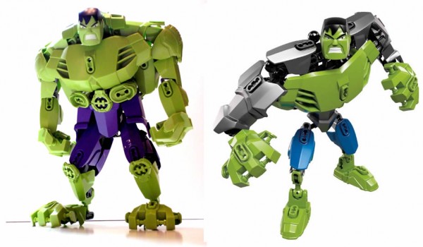 LEGO Super Heroes Marvel - NorbyZERO Hulk Mod vs LEGO 4530 Hulk