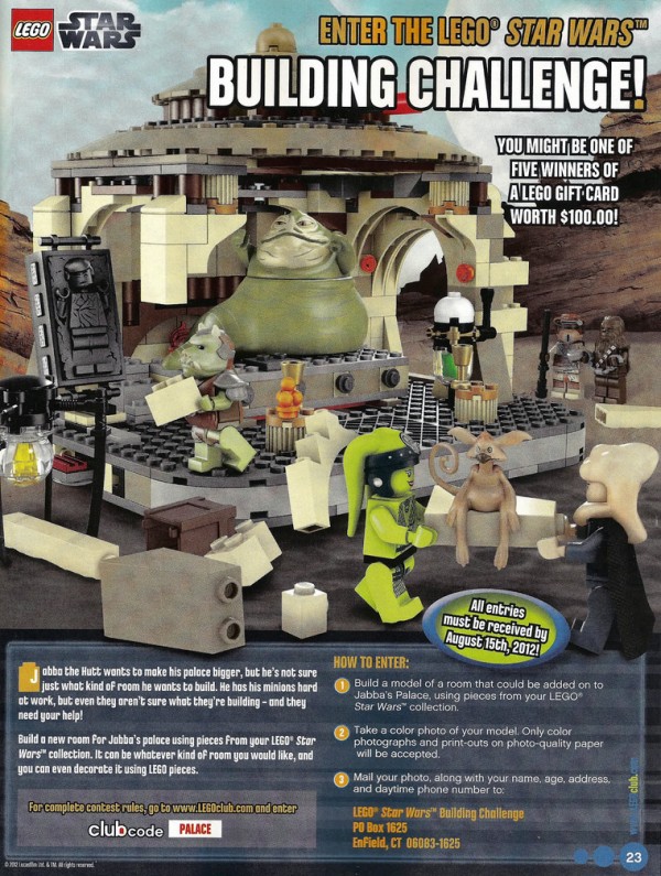 LEGO Club Magazine (USA) - LEGO Star Wars Building Challenge