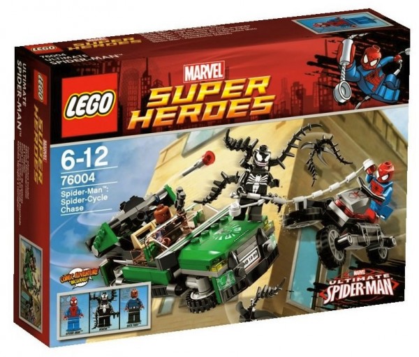 LEGO Super Heroes Marvel - 76004 Spider-Man - Spider-Cycle Chase