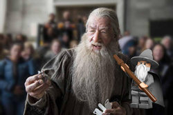 Ian McKellen alias Gandalf