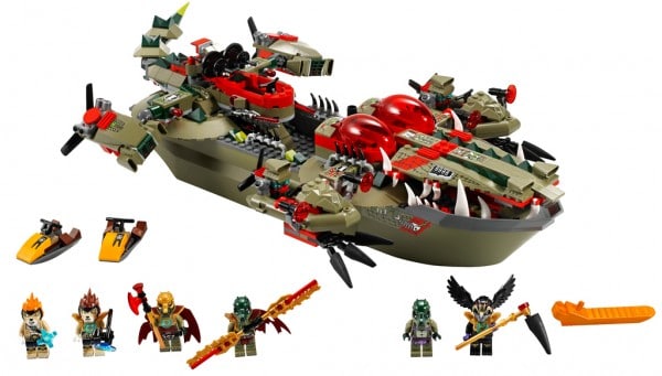 LEGO Legends of Chima - 70006 Cragger's Croc-Boat Centre