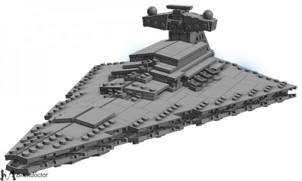 Midi-Scale Star Destroyer par Brickdoctor