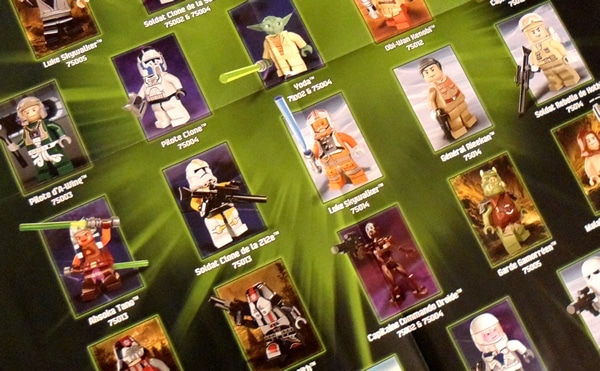 LEGO Star Wars 2013 Minifigures poster