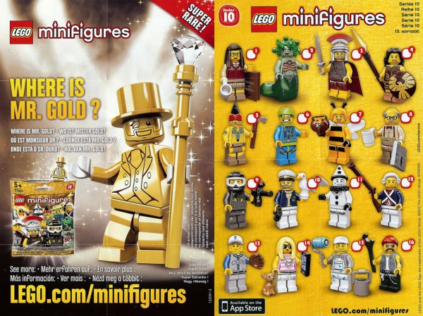 71001 Collectible Minifigures Series 10