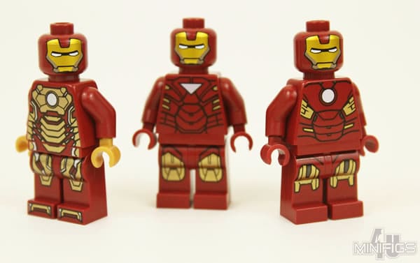 Iron Man Pad Printed Heads par Solid Brix Studios