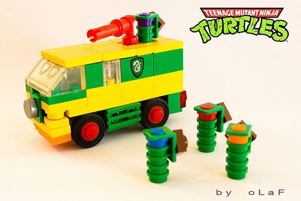 Teenage Mutant NInja Turtles & TurtleVan par LegoManiac et MiniLM