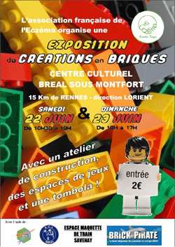 Association Française de l’Eczéma - Expo LEGO à Bréal-sous-Monfort