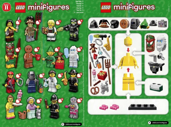 71002 Collectible Minifigures Series 11