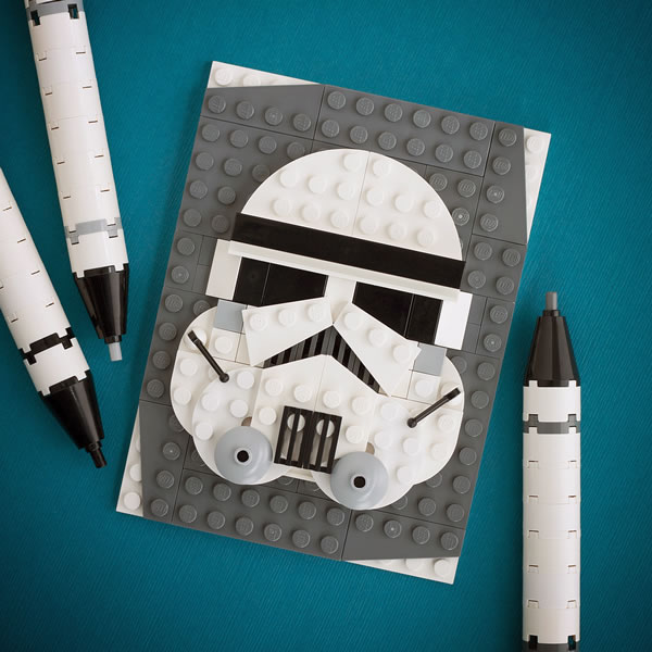 Brick Sketch : Stormtrooper par Chris McVeigh