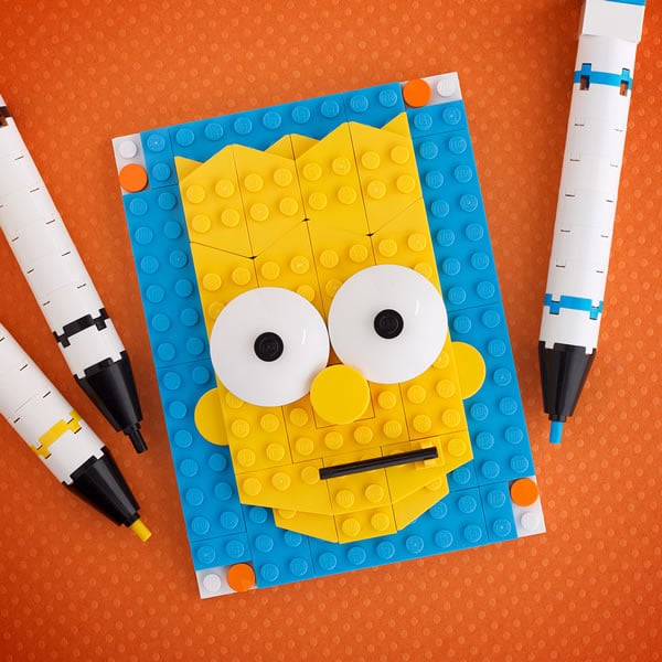 Brick Sketch : Bart Simpson par Chris McVeigh