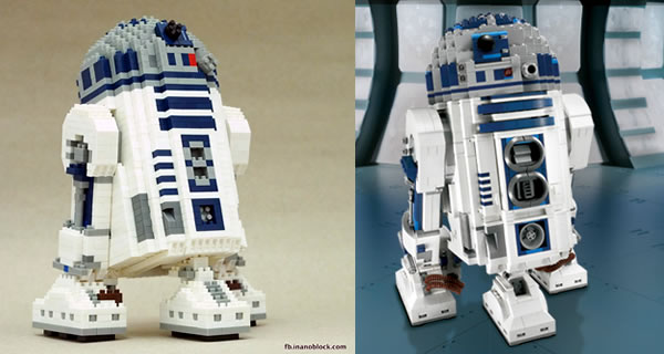 R2-D2 Nanoblocks - Christopher Tan