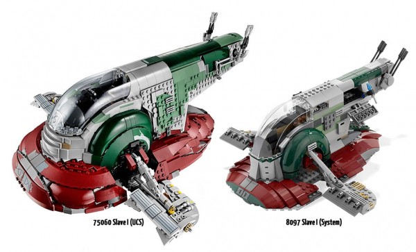 75060 Slave I (UCS) vs 8097 Slave I (System)