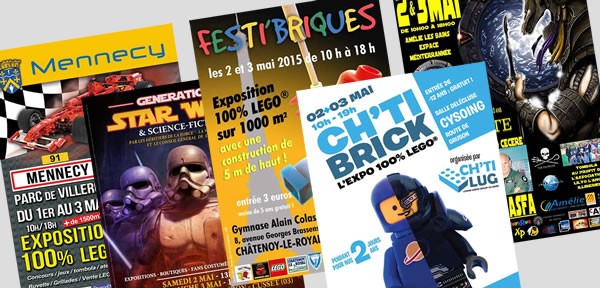 Expositions LEGO et conventions thématiques - Mai 2015