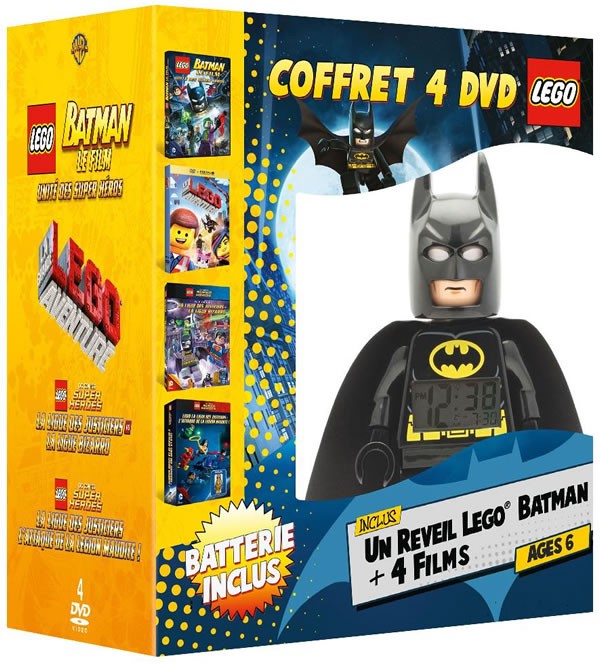 3d lego coffret 4dvd reveil lego batman 600