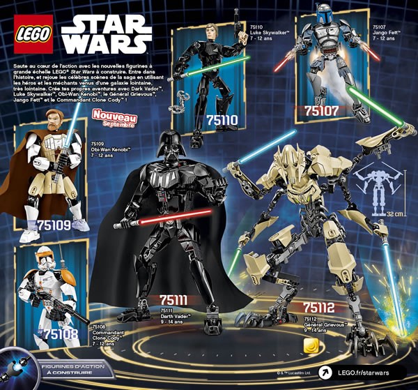 LEGO Star Wars 2015 : Constraction Figures