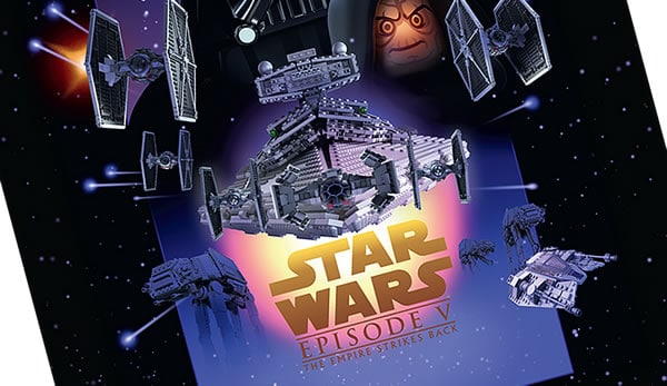 Poster LEGO Star Wars offert sur le LEGO Shop : C'est 