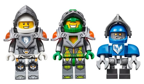 LEGO Nexo Knights : Lance, Aaron & CLaybot