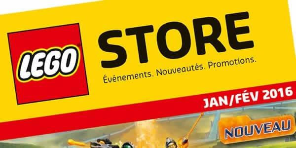 LEGO Store Calendar - Janvier / Février 2016