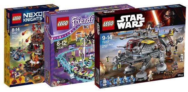 new 2016 nexo knights friends star wars sets lego