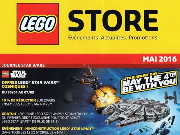 LEGO Store Calendar Mai 2016 (France)