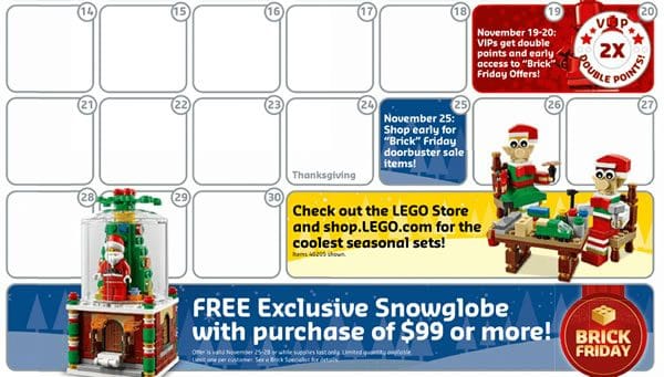 LEGO 40223 Snowglobe - Brick Friday