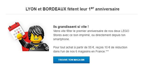 offres lego store anniversaire reduction lego