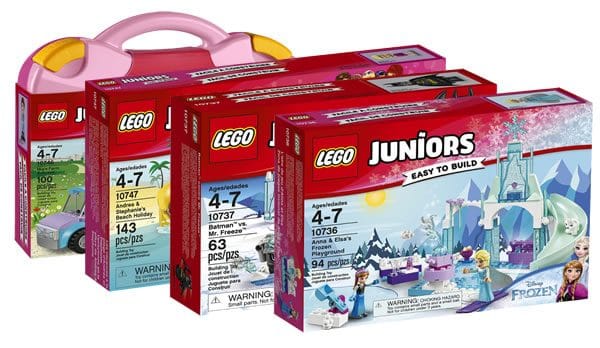 LEGO Juniors 2017 : il y aura aussi Batman, Mr Freeze, Anna et Elsa...