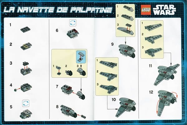 LEGO Star Wars Magazine Palpatine's Shuttle Instructions (Issue #17 - November 2016)