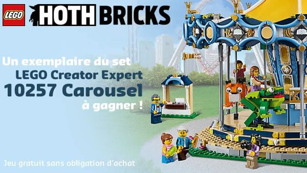 Concours : Un exemplaire du set LEGO Creator Expert 10257 Carousel à gagner !