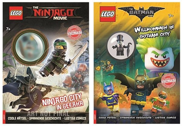 lego ninjago batnman book minifigures