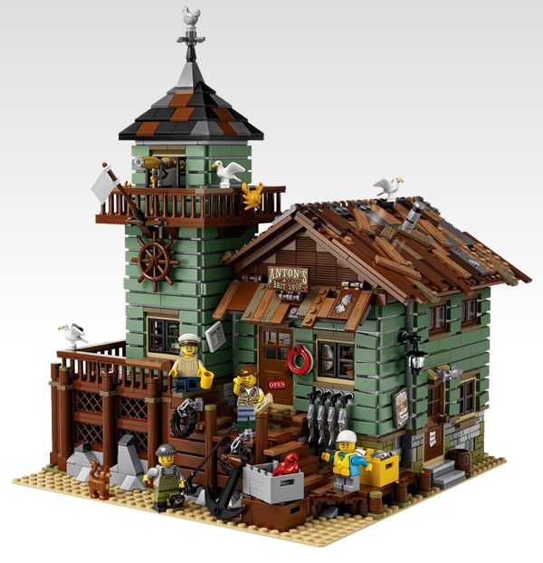 21310 old fishing store lego official