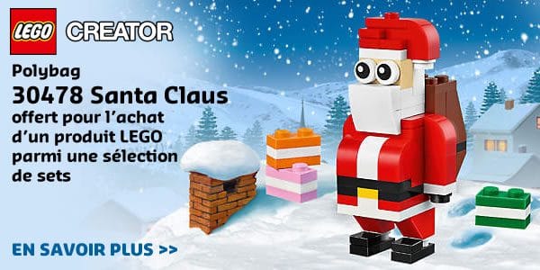 Coupon N°11 du calendrier LEGO 2017 : Polybag 30478 Santa Claus offert