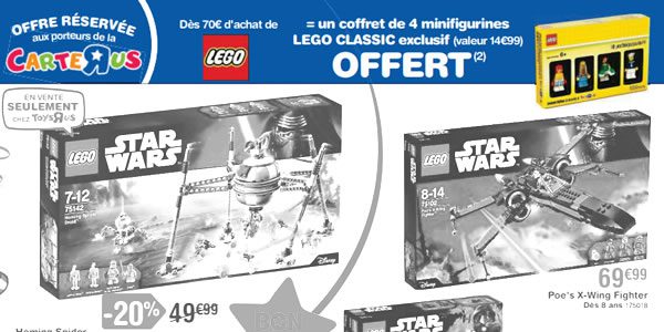 toysrus coffrets minifigs exclusifs