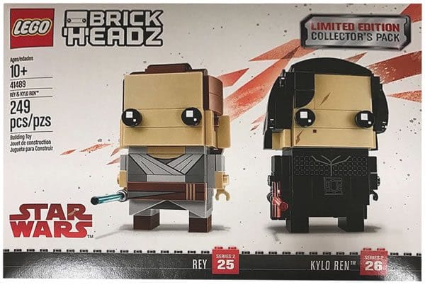 LEGO Star Wars 41489 BrickHeadz Limited Edition Collector's Pack (Rey & Kylo Ren)