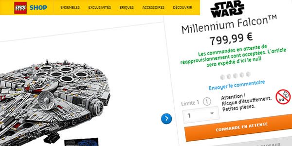 LEGO Star Wars 75192 UCS Millennium Falcon : le feuilleton continue