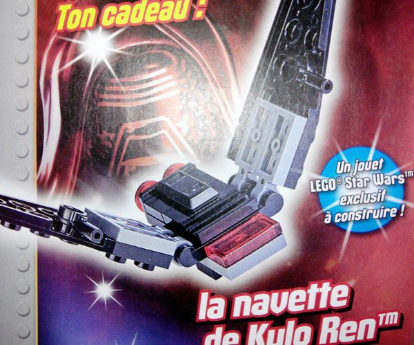 LEGO Star Wars Magazine : Kylo Ren's Shuttle avec le numéro de janvier 2018