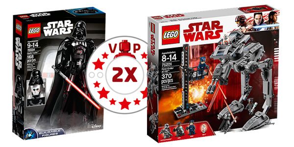 Sur le Shop LEGO : points VIP doublés sur deux sets Star Wars