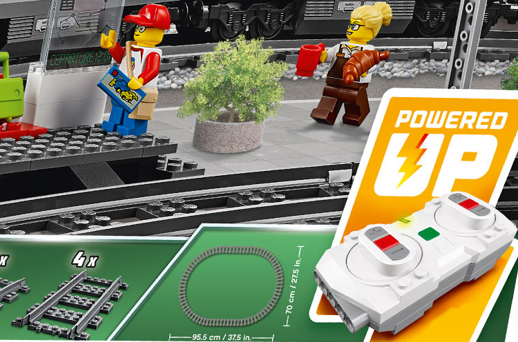 Soldes LEGO City - Le train de passagers télécommandé (60197) 2024 au  meilleur prix sur