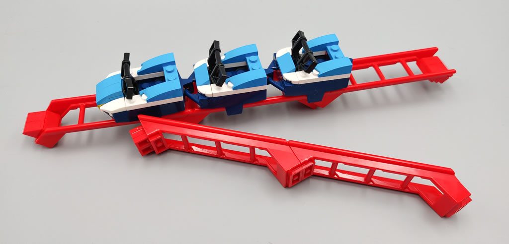 Rails Manège - Toboggans - LEGO® Rail de Montagne Russes Courbée