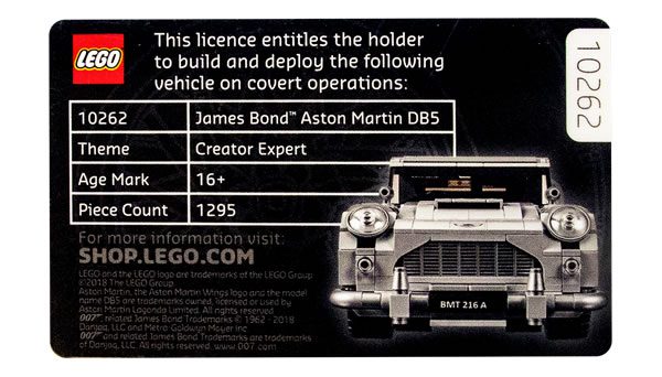 5005665 Licence to Build Exclusive Card