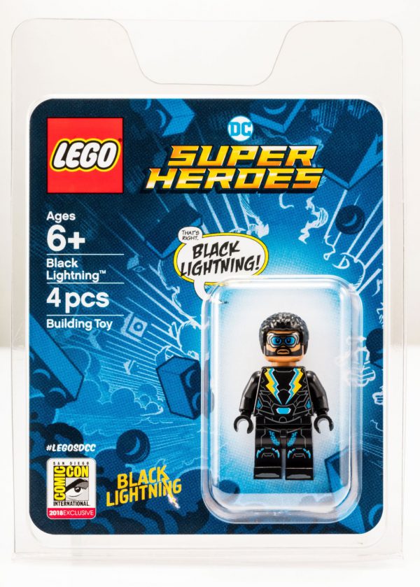 SDCC 2018 - LEGO DC Comics Black Lightning Exclusive Minifigure