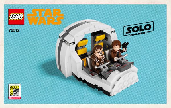 75512 Millennium Falcon Cockpit (SDCC 2018 Exclusive)