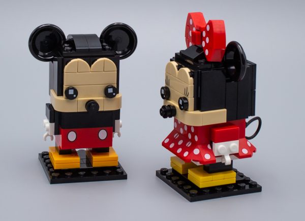 LEGO BrickHeadz 41624 Mickey Mouse et 41625 Minnie Mouse