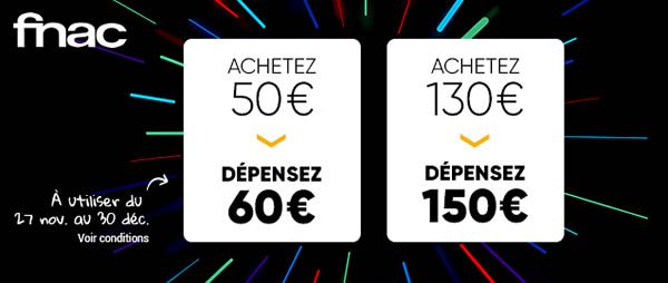 Sur Fnac.com : Cartes cadeaux à prix réduit