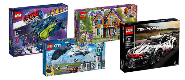 Sur le Shop LEGO : Nouveautés The LEGO Movie 2, Technic, CITY et Friends déjà disponibles